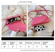 Fashionable All-match Women's PU Portable Single Messenger Bag