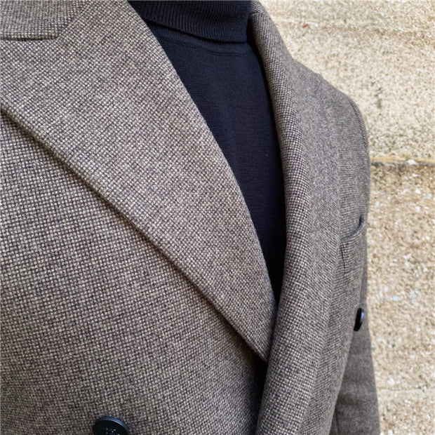 Woolen Warm Double Breasted Suit