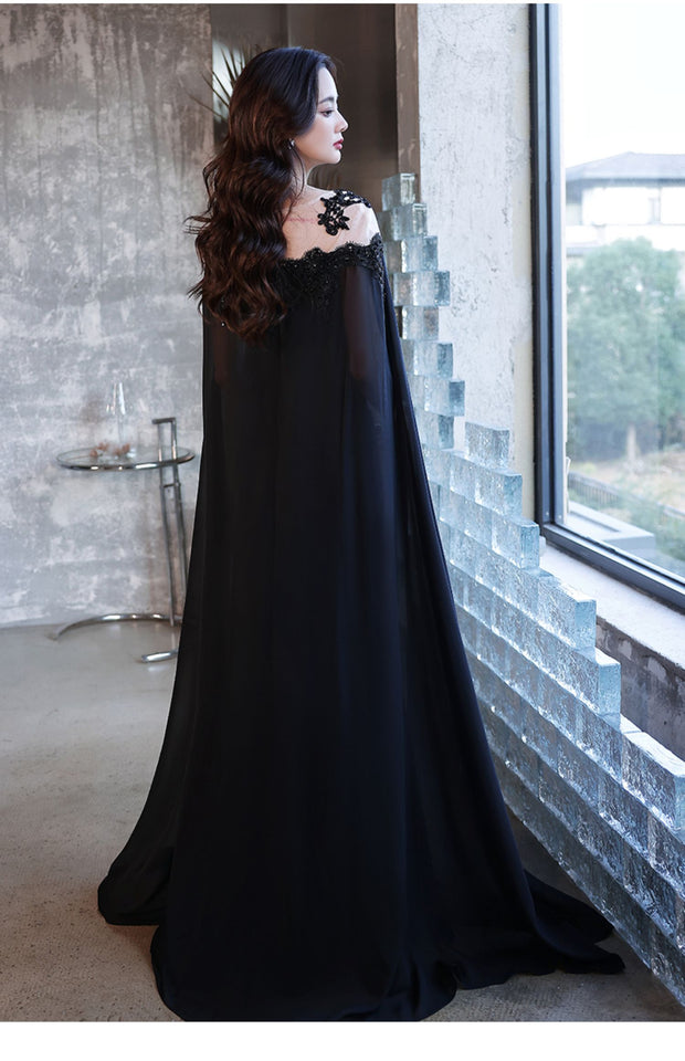 Black Evening Dress For Women With A High-end Feel