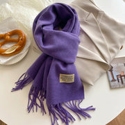 New Scarf Autumn And Winter Popular Color Matching Cashmere Scarf For Women