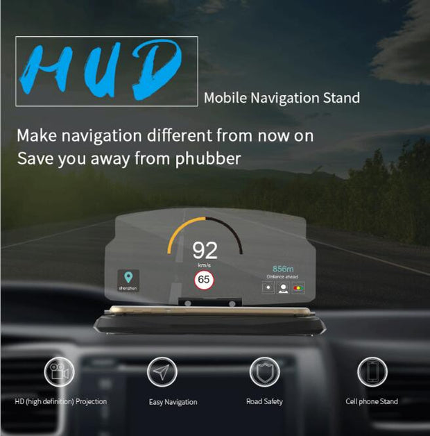 Smartphone Driver Heads Up Display