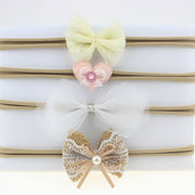 Baby stretch flower headband