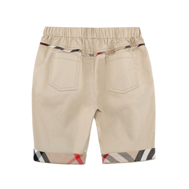 British style summer shorts boy