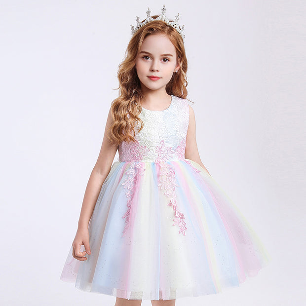 Children's Mesh Summer Dress