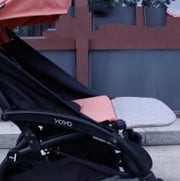 Baby carriage extension pedal