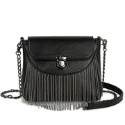 Handbag Women's Rivet Tassel Shoulder Crossbody Chain Bag