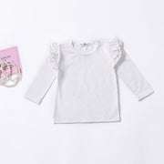 Girls' cotton short sleeve T-shirt