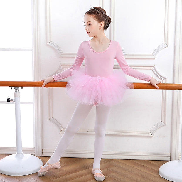 New Suspender Dress Ballet Princess Dress Children Dance Performance Wear Wear Gauze