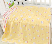 Baby bath towel cover blanket gauze children quilt quality baby children pure cotton 6 six layer gauze bath towel