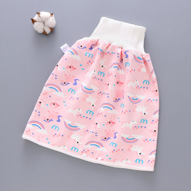 Baby leak-proof bed wetting skirt