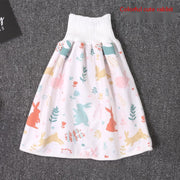 High waist waterproof diaper skirt