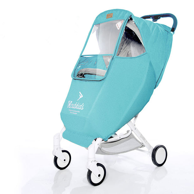 Universal baby carriage rain cover