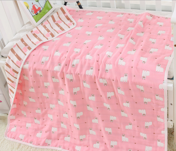 Baby bath towel cover blanket gauze children quilt quality baby children pure cotton 6 six layer gauze bath towel