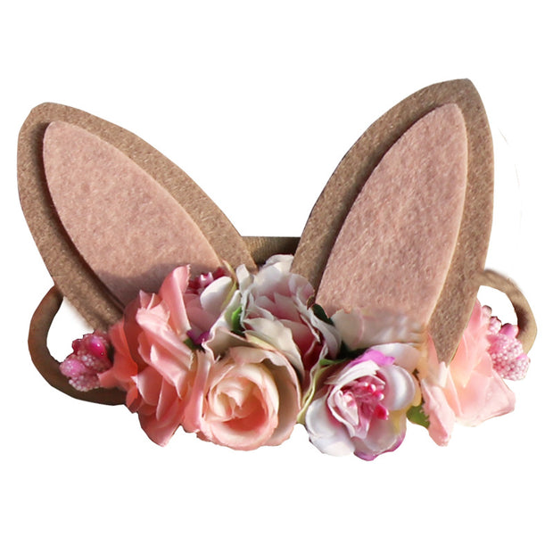 Big Rabbit Ears Children's Super Soft Seamless Nylon Hair Band