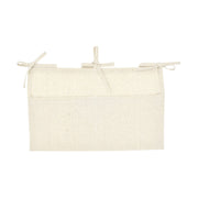 Linen Double Compartment Storage Hanging Bag