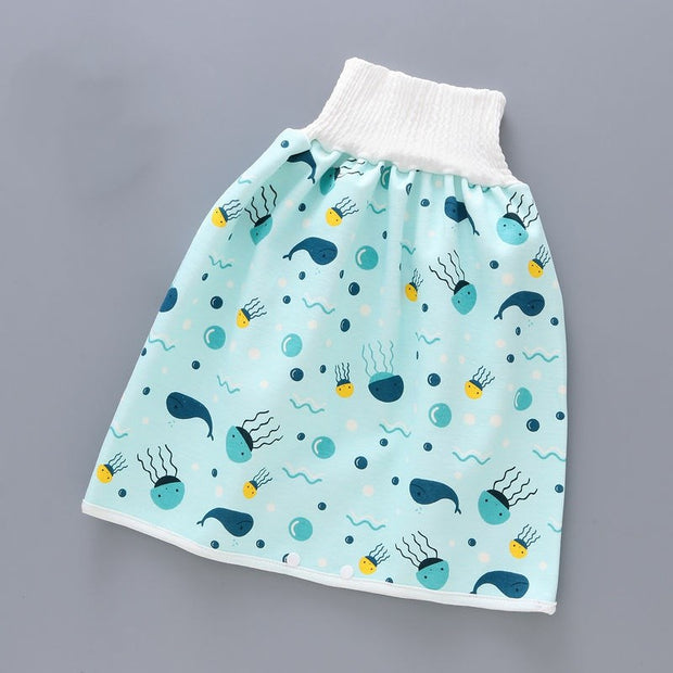 Baby leak-proof bed wetting skirt