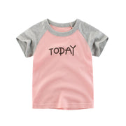 New Western Style Baby Girl Short Sleeve T-Shirt