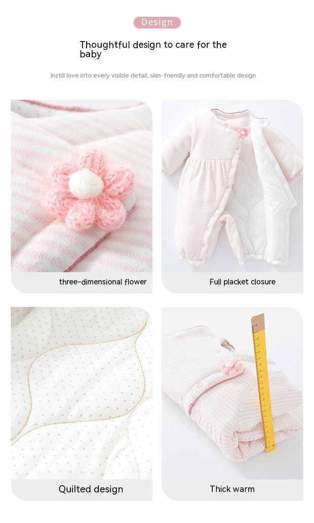 Newborn Baby Clothes Autumn And Winter Clothing Jumpsuit