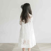 Children Girls Lace Mesh Princess Dress