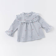 Baby cotton plaid shirt