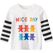 Children's Spring Clothes Girls' Long Sleeve T-Shirt Baby Clothes