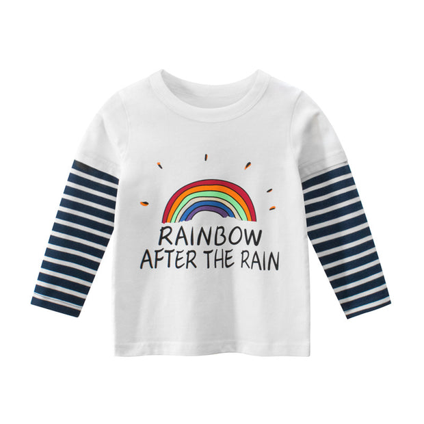 Spring Girl's Bottoming Shirt Children's Long Sleeve