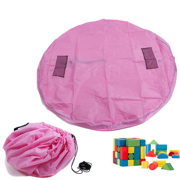 Extra Large Outdoor Picnic Mat, Quick Storage Bag For Baby Toys, Drawstring Bag