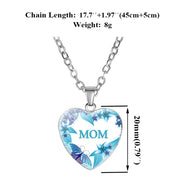 Mother's Day Gift Mom HeartPendant Necklace