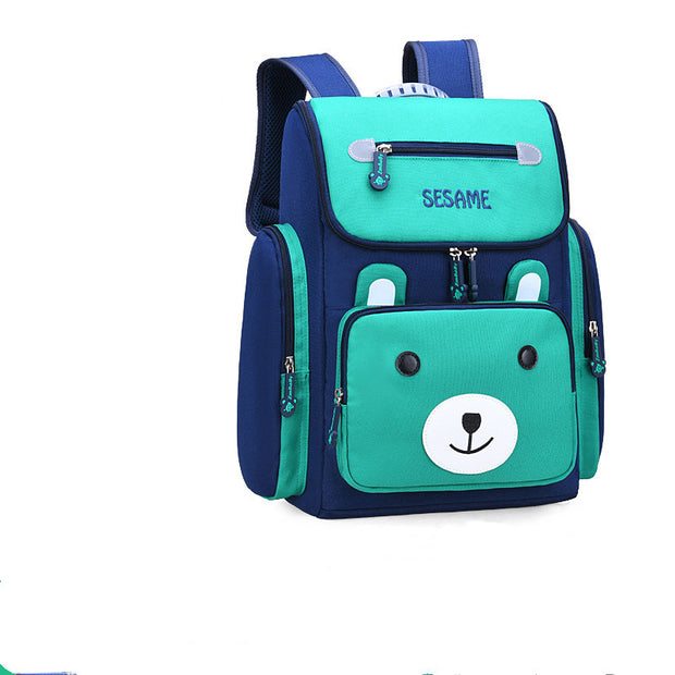 Cartoon Schoolbag Shoulders Lightweight Children Waterproof Bag