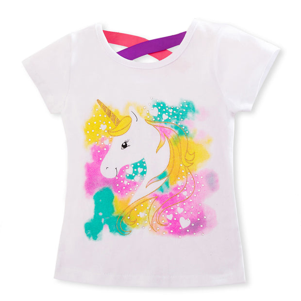 Fashion Cute Children Cartoon Short Sleeve