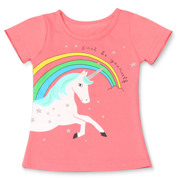 Fashion Cute Children Cartoon Short Sleeve