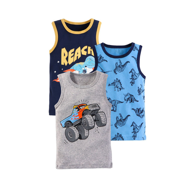 Cartoon Baby Boy Primer Vest