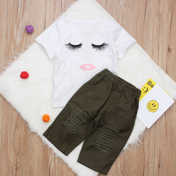 6M-4Y Girls two-piece