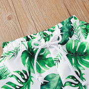 Explosive Cartoon Printed Beach Casual Children's Pants