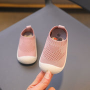 Baby Toddler Shoes Soft Sole Indoor Shoes Baby Shoes Male 1-2-3 A 4-Year-Old Girl'S Shoes Spring And Autumn Spring Cloth Shoes