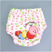 Summer Embroidered Baby Cotton Learning Pants  Diaper Pocket  Waterproof Training Pants  Leak-Proof Breathable Bread Pants