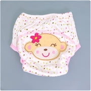 Summer Embroidered Baby Cotton Learning Pants  Diaper Pocket  Waterproof Training Pants  Leak-Proof Breathable Bread Pants