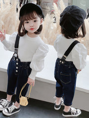 Denim Kids Two-piece Suit