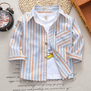 Children's Striped Shirt Long-sleeved Cotton