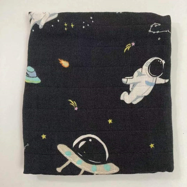 Cartoon Print Baby Multi-purpose Square Bib