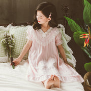 Children's Short-Sleeved Nightdress, Girls' Pajamas