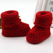 Male and female Babies Handmade Knitted Wool Soft Bottom Babies