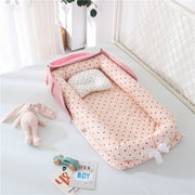 Cotton Portable Baby Crib Newborn Foldable