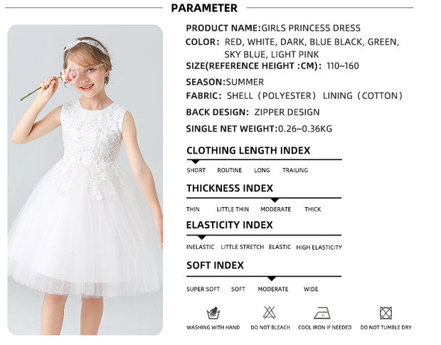 Children's Sleeveless Pettiskirt Dress