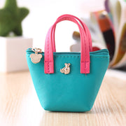 Leather Bag Candy Color Lovely Zero Purse