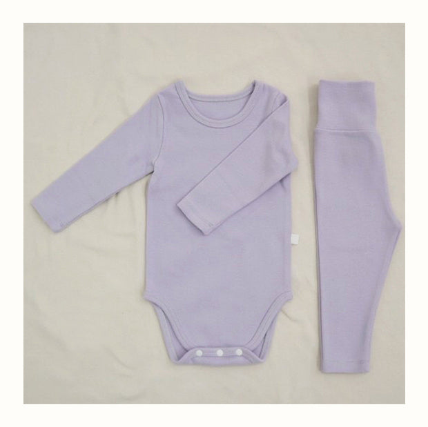 Children's Clothing Spring Baby Jumpsuit High Waist Belly Protection Pants Suit