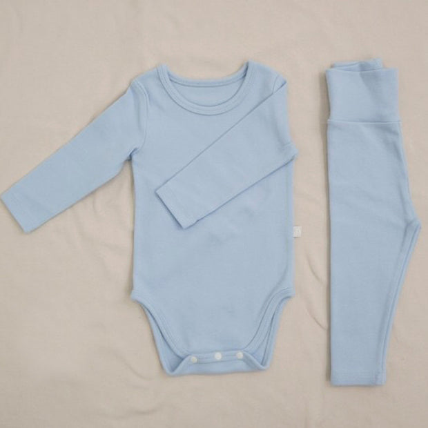 Children's Clothing Spring Baby Jumpsuit High Waist Belly Protection Pants Suit