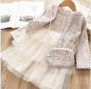 Western-style fashionable ladies and girls small fragrance suit