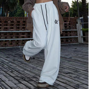 Spring And Autumn Drawstring New High Waist Slimming Track Pants