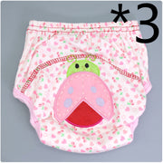 Summer Embroidered Baby Cotton Learning Pants  Diaper Pocket  Waterproof Training Pants  Leak-Proof Breathable Bread Pants